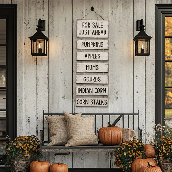 Fall Farmer's Market Sign