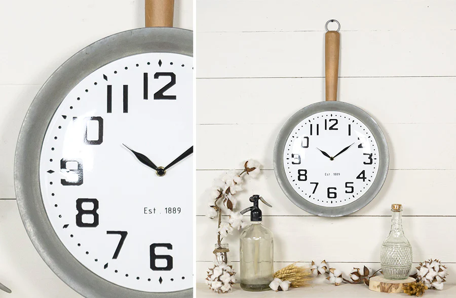 Frying Pan Wall Clock