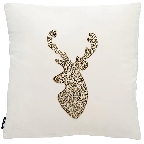 Reindeer Silhouette Pillow