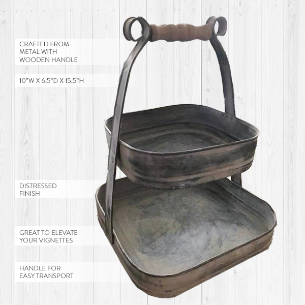 Square Two-Tiered Server