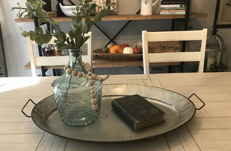 Oval Tinwork Platter