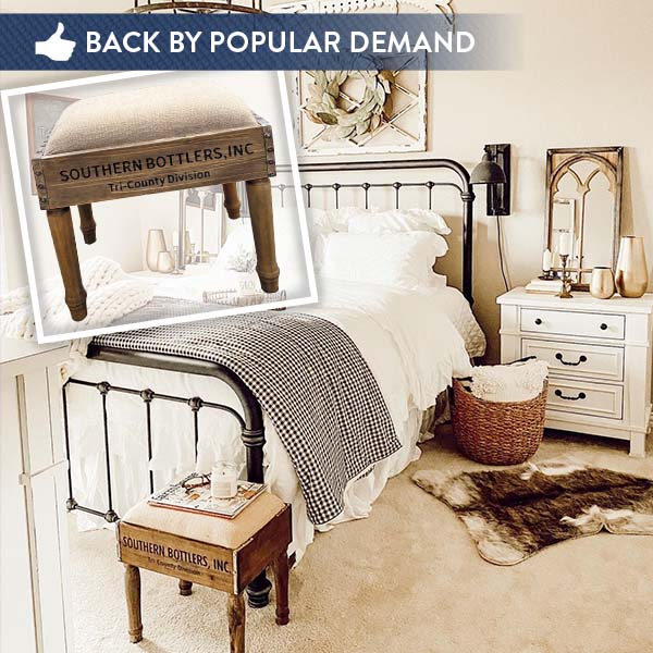 Bottle Crate Foot Stool