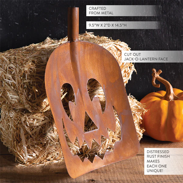 Rusty Shovel Jack-O-Lantern