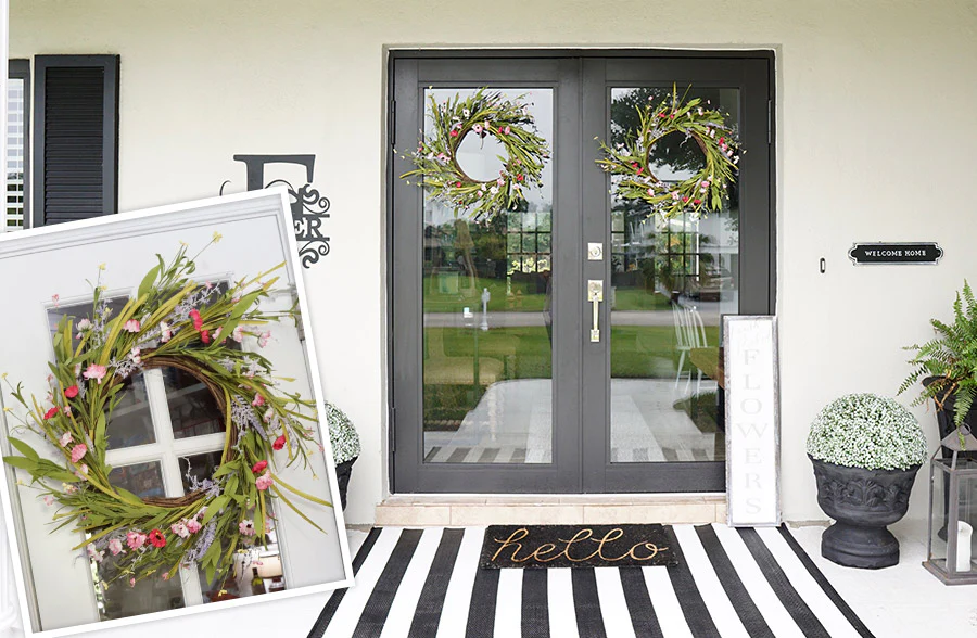 Premium Wildflower Wreath