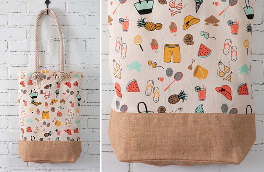 Cotton Vacation Market Bag