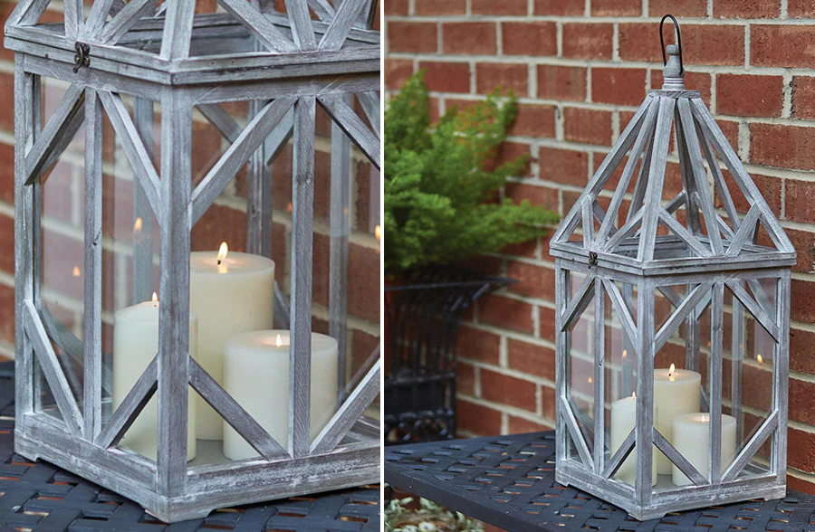 HUGE 30 Inch Driftwood Lantern