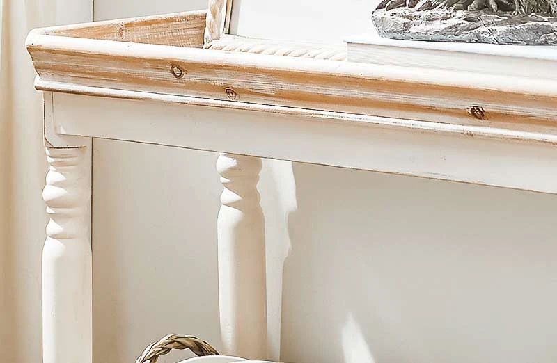 Tray Top Cottage Console Table
