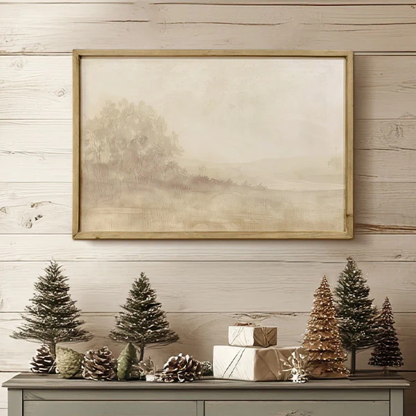 Countryside Wood Framed Wall Art