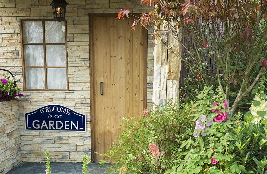 Welcome To Our Garden Sign