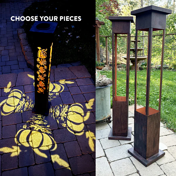 Interchange-a-glow Series: Pumpkin Light Pillars