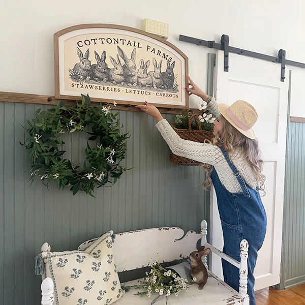 Cottontail Farms Wood Framed Wall Art