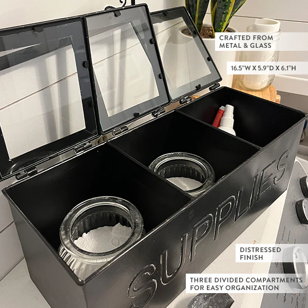 Metal Supplies Tabletop Caddy