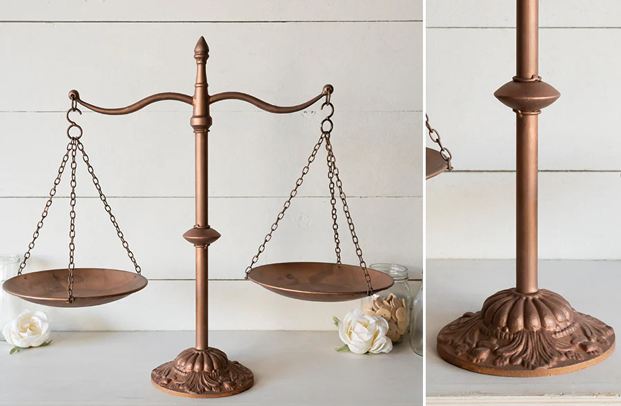 Copper Colored Decorative Scale