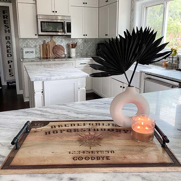 Halloween Inspired Wooden Server