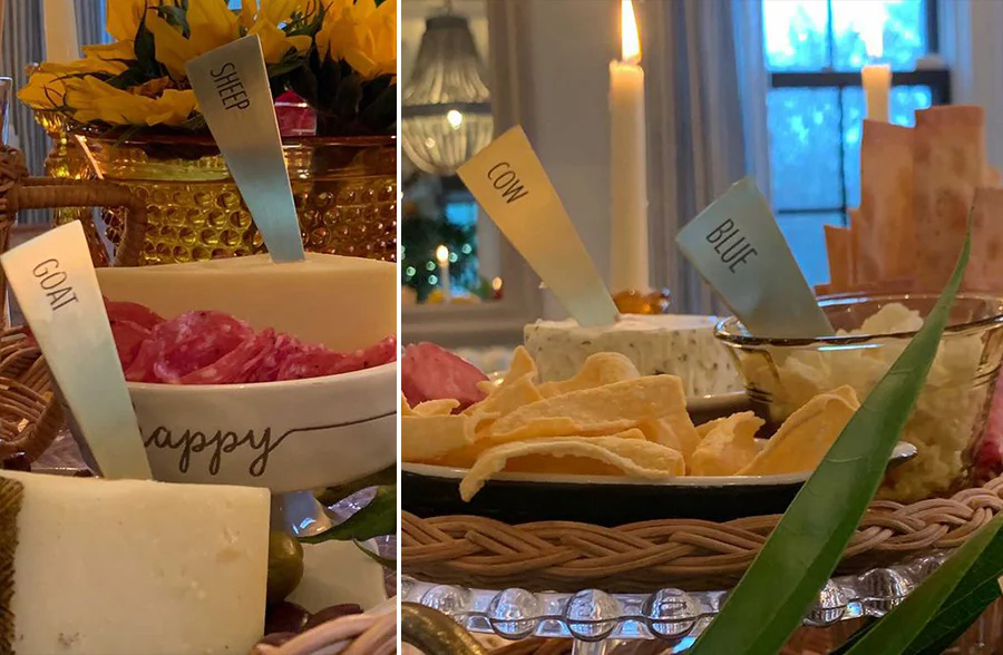 Brass Stainless Steel Food Markers, Pick Your Style