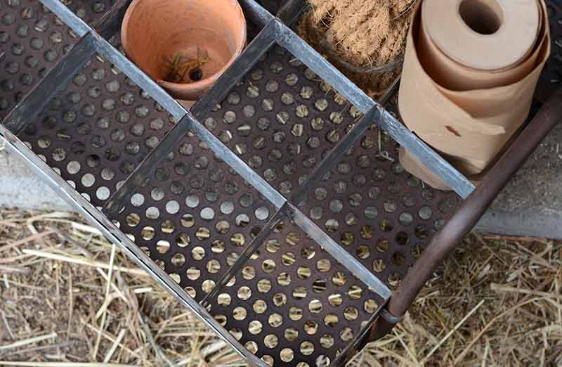 Galvanized Section Tray