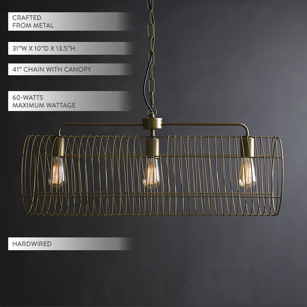 Radio City Three Light Pendant