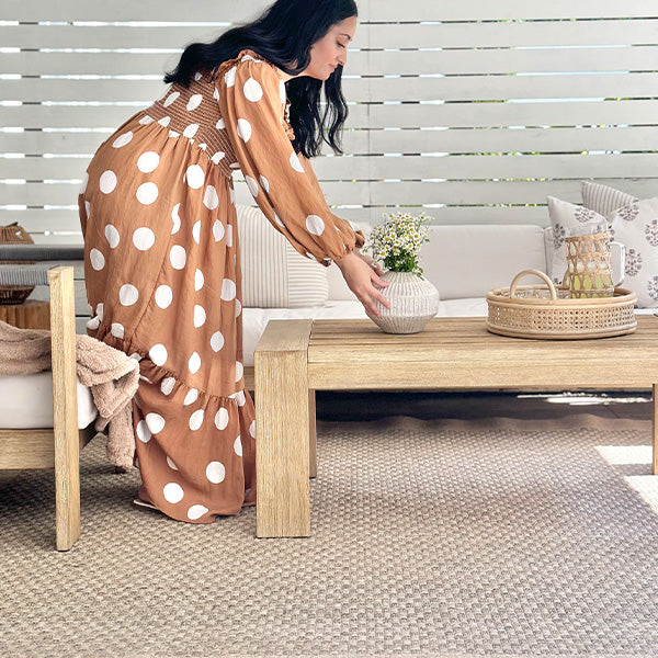 Light Brown Indoor & Outdoor Rug