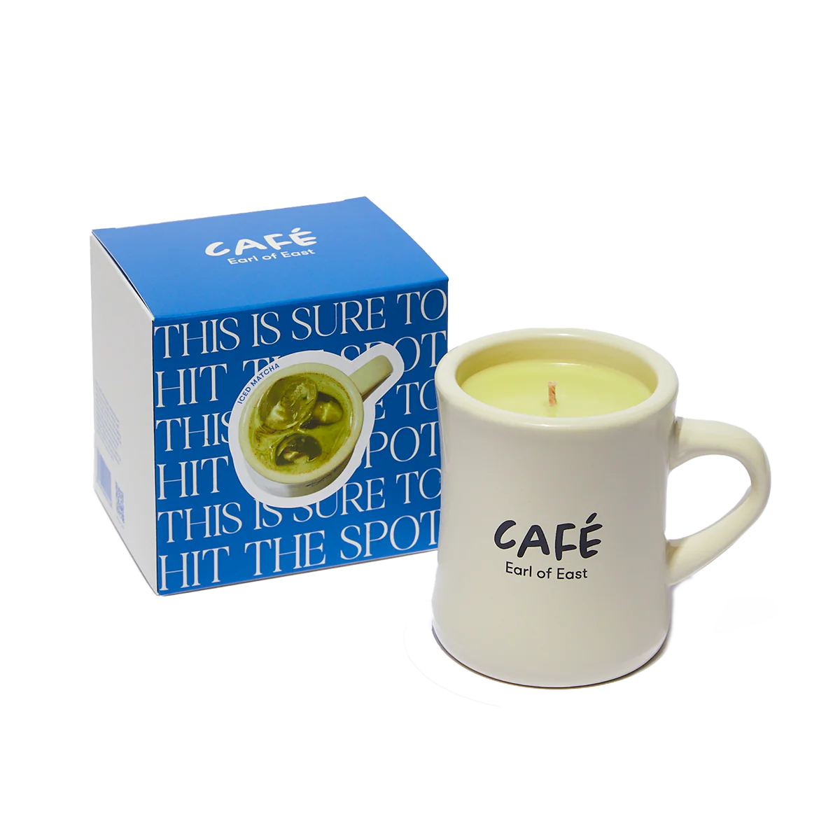 Earl of East | Soy Wax Café Candle - Iced Matcha - 300ml [11oz]