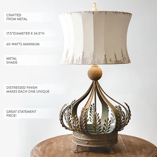 French Country Vintage Lamp