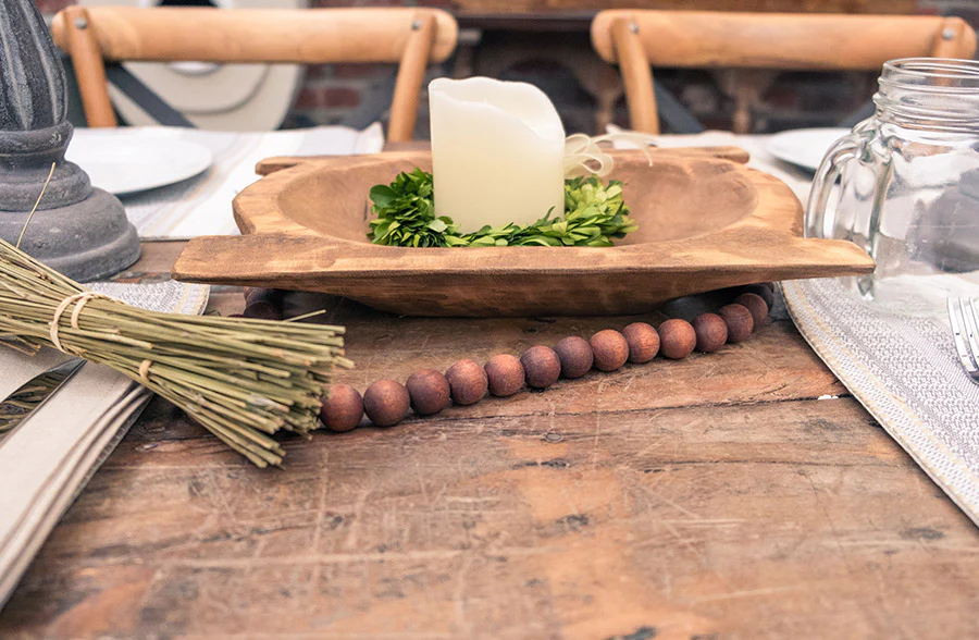 Vintage Inspired Dough Bowl