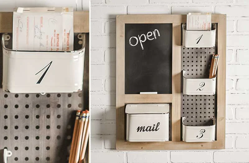 Mail Organizer & Chalkboard