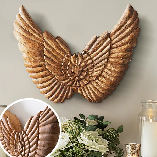 Reclaimed Angel Wings Wall Decor