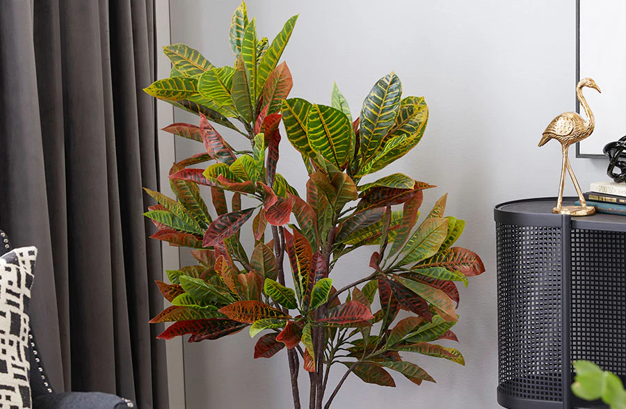 49 inch Faux Potted Color Wood Tree Plant