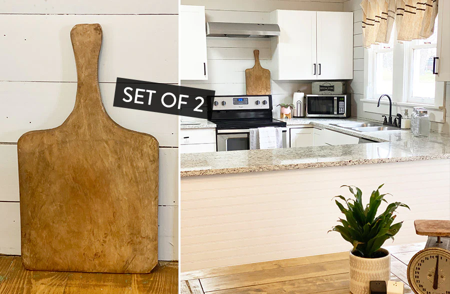 Reclaimed Wood Cutting Boards, Set of 2