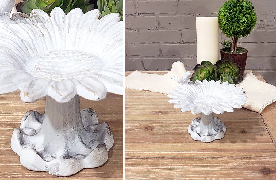 Whitewashed Sunflower Birdfeeder
