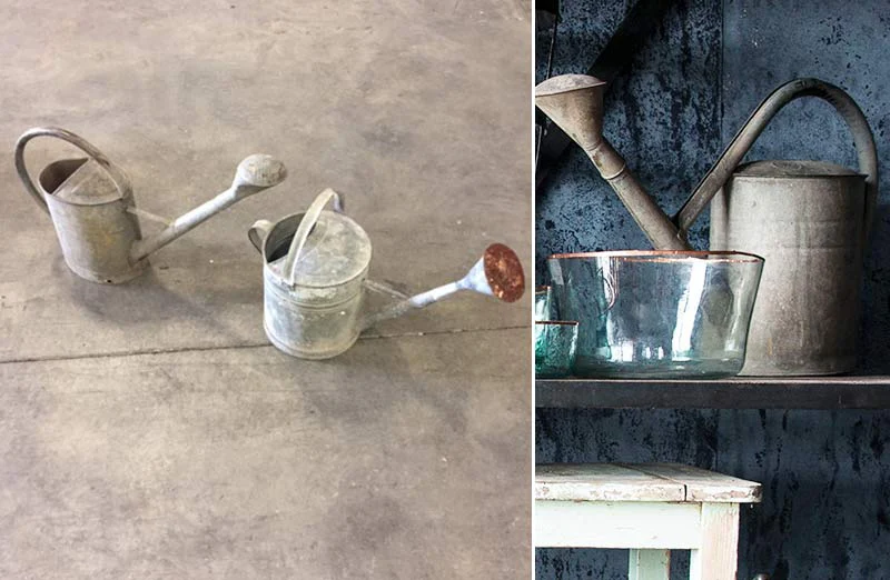 Authentic Vintage European Watering Cans