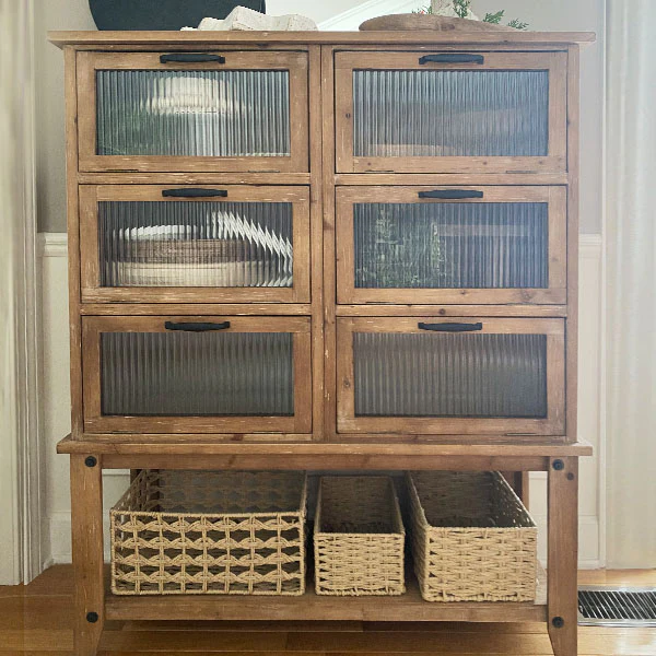 Vintage Inspired Country General Store Seed Cabinet