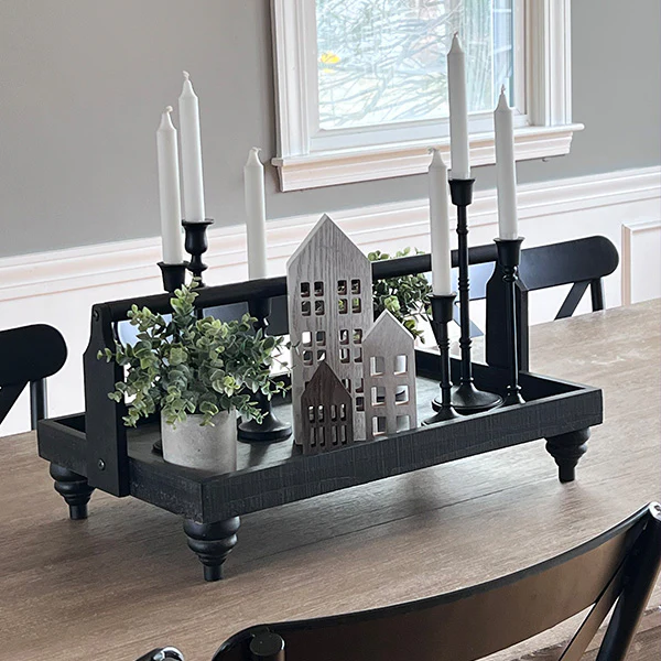 Large Wooden Riser with Handle