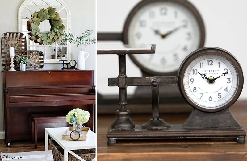 Petite Hardware Scale Clock