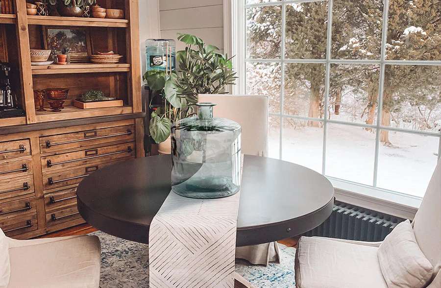 Huge Tinted Glass Bottle