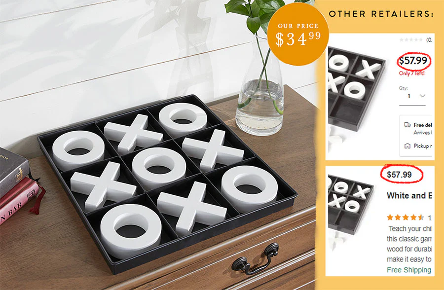 Tic Tac Toe Tabletop Set