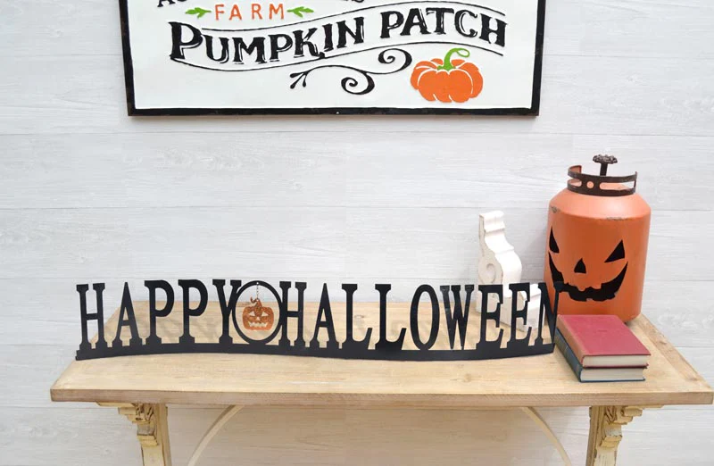 Happy Halloween Table Sign