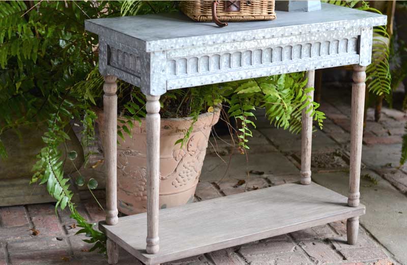 Fluted Console Table