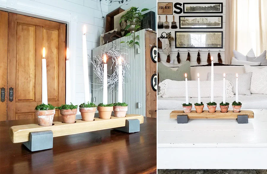 Sugar Mold Inspired Candle Holder