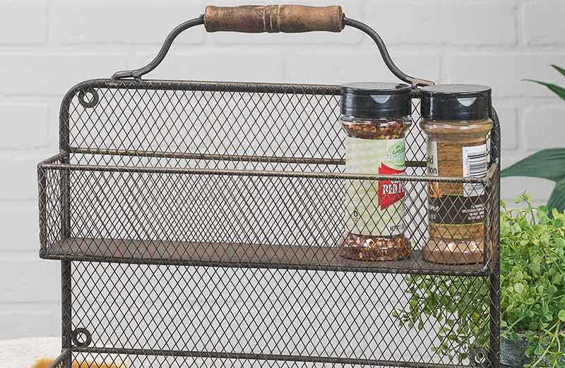 Two-Tiered Spice Rack