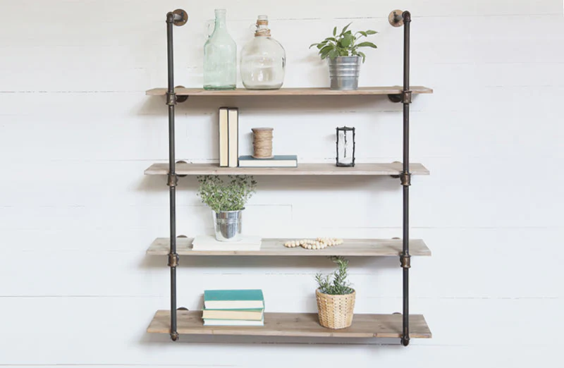 HUGE Open Pipe Shelving Unit