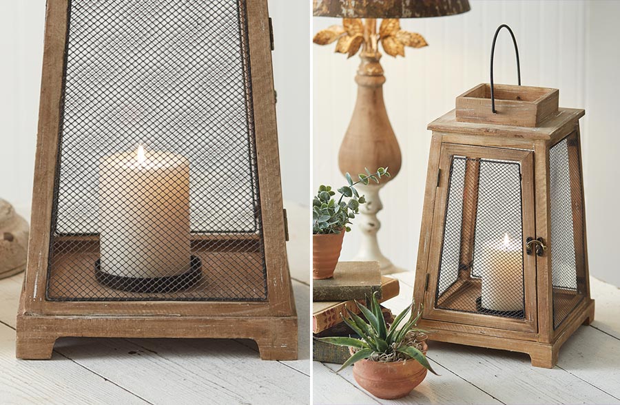 Sandalwood Mesh Lantern
