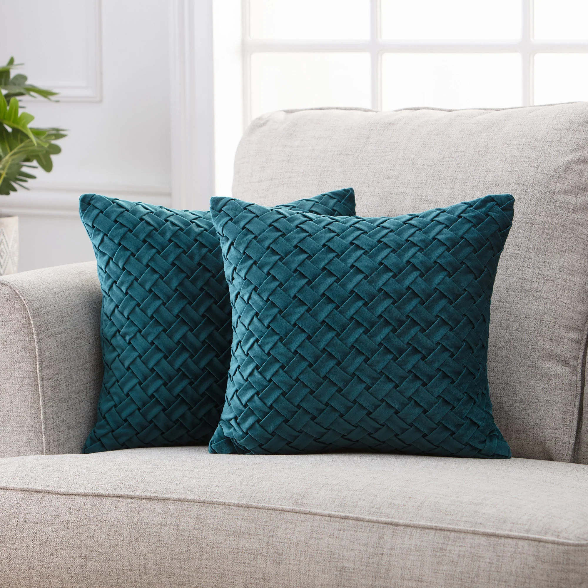Lattice Throw Pillow Covers