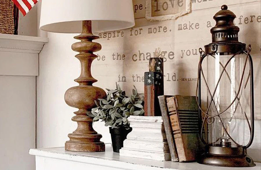 Vintage Metal LED Lantern