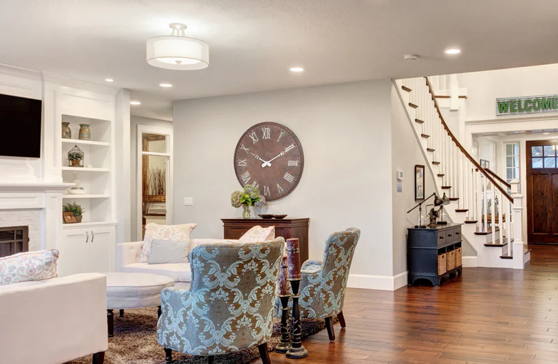 *HUGE* Iron Station Wall Clock