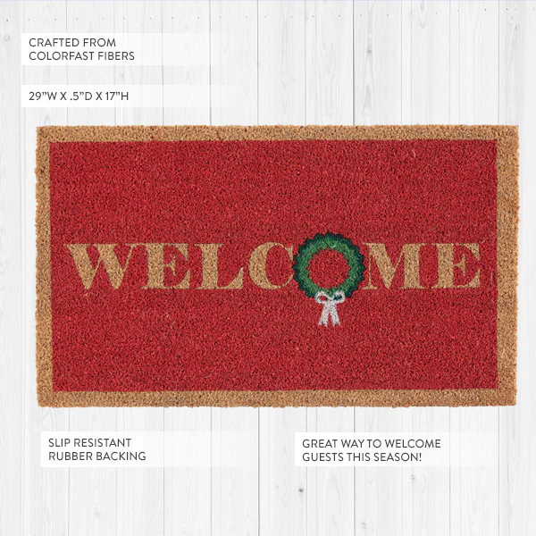 Welcome Christmas Doormat