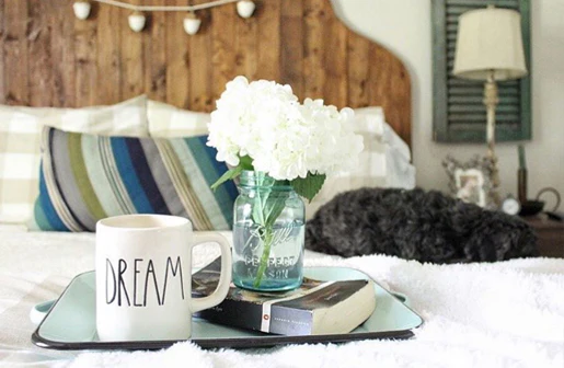 Vintage Inspired Enamelware Tray