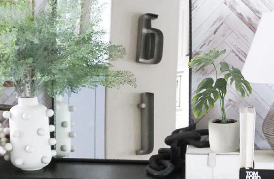 Assorted Faux Potted Plants, Set of 3