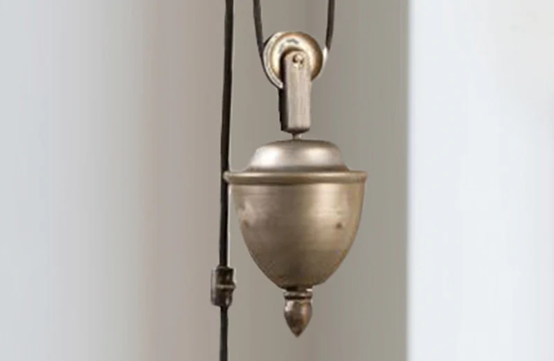 Pulley Pendant Light