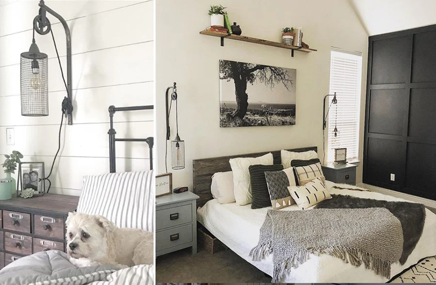 Industrial Caged Wall Sconce